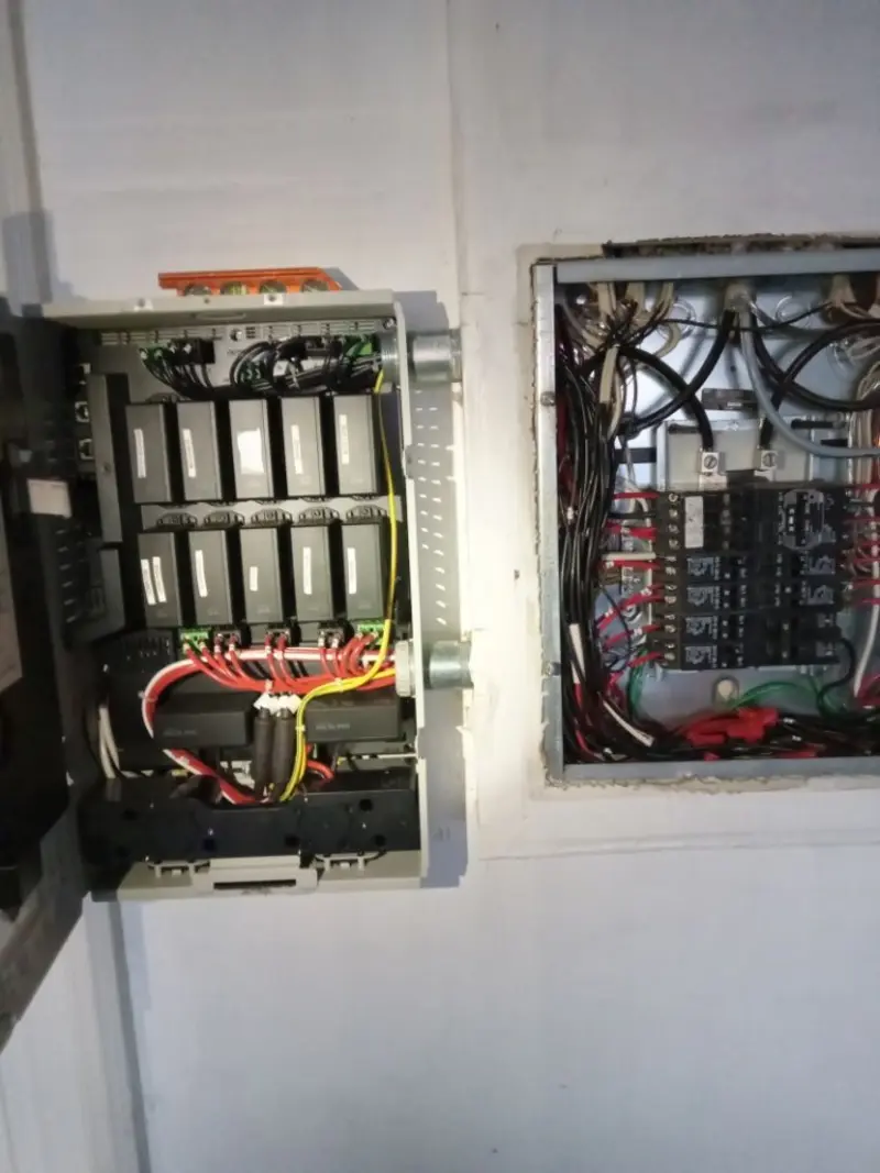 Electrical panel upgrade completed for Indoor Lighting Installation in Pensacola